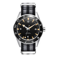 Reloj Automático Para Hombre 41MM Vidrio De Zafiro 100m Impermeable Correa De Nylon Luminoso Calendario Completo Estilo Casual - details 2