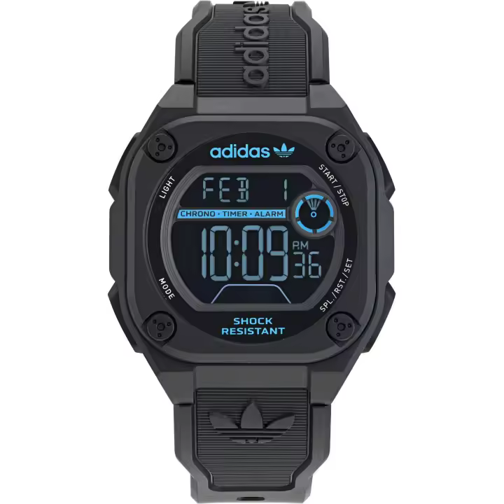 Adidas Reloj Unisex Digital Cuarzo con Correa de Silicona AOST23571 - 1
