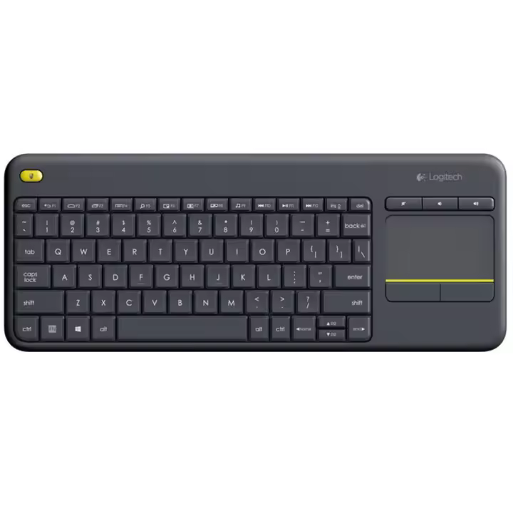 Teclado Táctil Inalámbrico Logitech K400 Plus para TV - Negro - 1