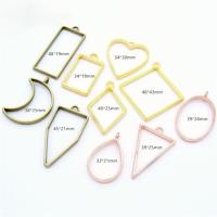 Set De 10 Moldes De Cristal UV Para Resina Epoxy Geométricos De Metal Para La Creación De Colgantes Joyería Collares DIY - details 6