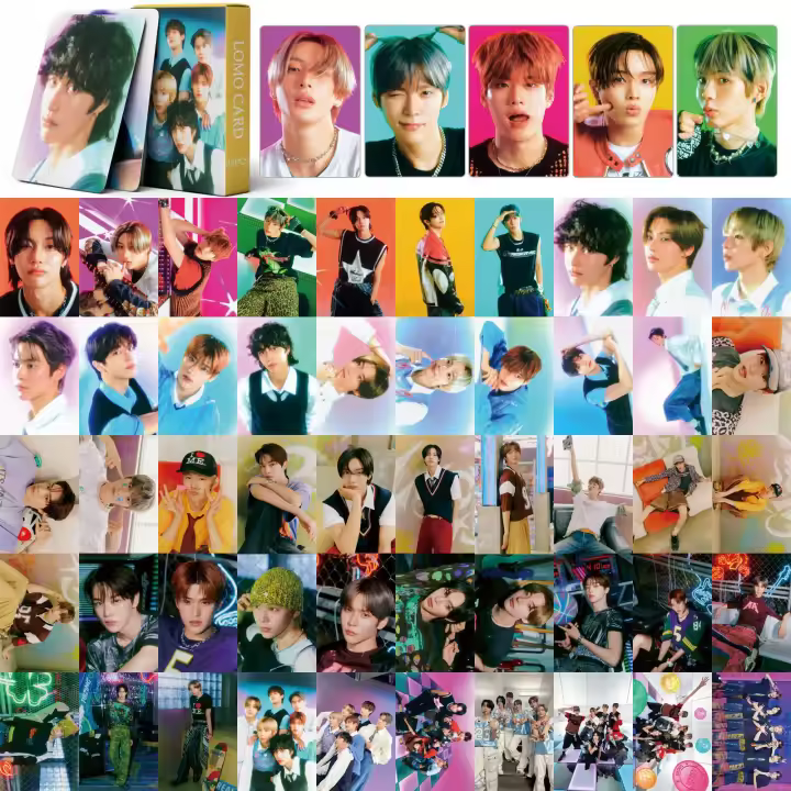 RIIZE Idol Boy Nueva Colección Lucky Series Photocards 55 Pcs Set Con WONBIN SOHEE SHOTARO ANTON EUNSEOK Impresión HD Lomo Regalos Para Fans - 1