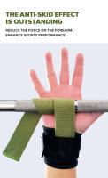 Pulseras De Muñeca Para Levantamiento De Pesas Padded Neopreno Con Algodón Para Bodybuilding Powerlifting Entrenamiento De Fuerza Y Deadlifts - details 4