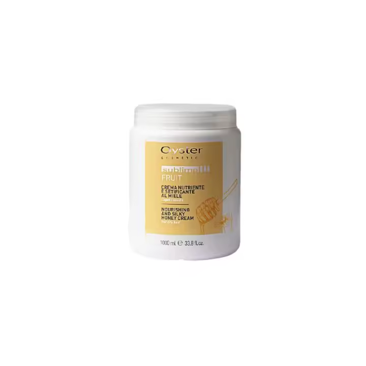 Mascarilla Nutritiva con Miel Oyster Sublime Fruit 1000ml 🍯 | Hidratación Profunda y Reparación Intensiva para Cabello Seco o Dañado - 1