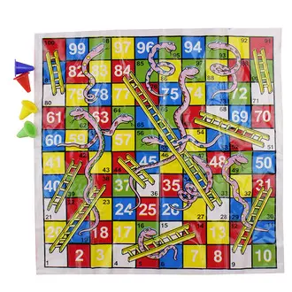Juego de Escaleras de Serpientes voladoras ECS para Niños - Divertido Rompecabezas para Disfrutar en Casa, Juegos de Fiesta Familiar - Regalo Educativo y Juguetes de Aprendizaje - 1