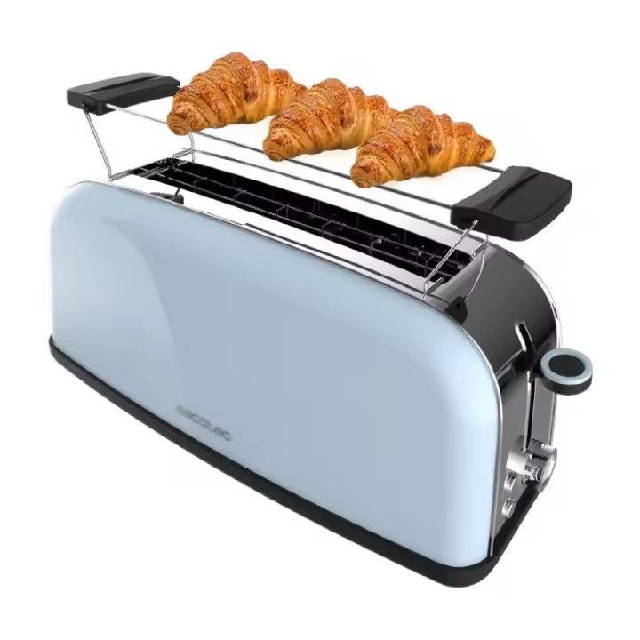 Cecotec Tostador vertical Toastin' time 850 Blue Long - 1