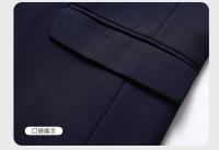 Chaqueta De Negocios Para Hombre Estilo Británico Sólido Moda Casual Cierre Único Tipo De Traje Ideal Para Bodas Y Trabajo - details 14