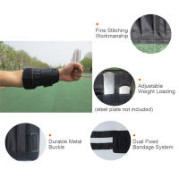 Paquete De 2 Pesas Ajustables Para Muñeca Y Tornillo 5/10kg Ejercicio De Fortalecimiento De La Masa Corporal Material De Goma Para Entrenamiento Físico - details 6