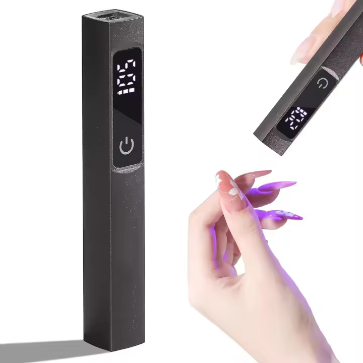 Lámpara LED UV Portátil Para Uñas Mini Para Gel Nails Con Pantalla Táctil Manicura DIY En Salones De Belleza Y Hogar - 1