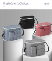Bolsa De Diaper Para Carrito De Bebé Organizador De Almacenamiento Colgante Para Coche Bolsa De La Madre Con Botella De Viaje Accesorios Para Carrito De Bebé Tamaño Pequeño Material De Tela Cierre De Cremallera - details 8