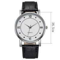 Reloj De Cuarzo Para Hombre De Cuero Y Aleación Moda Reloj De Pulsera Negocios Resistente Al Agua Estilo Casual - details 10
