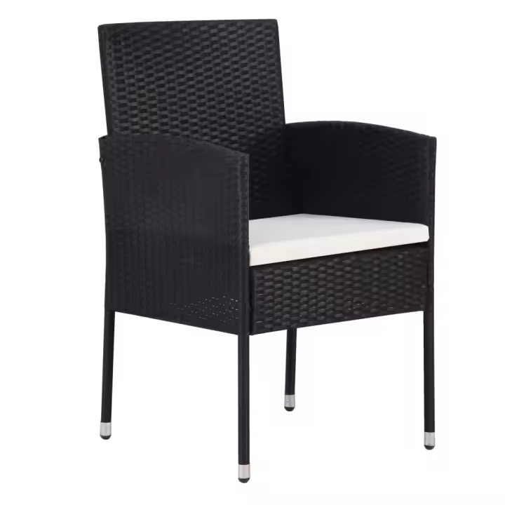 Sillas de Jardín con crema de 4 UDS 4 UDS - 1