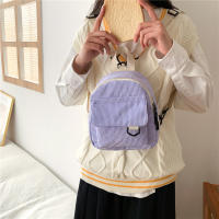Mochila Mini Para Mujer De Cordón Sólido Y Estilo Casual Gran Capacidad Duradera Para Viajes Y Escuela Con Cierre De Cremallera - details 41