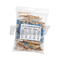 Kit De Resistentes De Película Metálica Assortment 150PCS 300PCS Con Precisión De 1% Valores De Resistencia De 1R~820K Ohm - details 5
