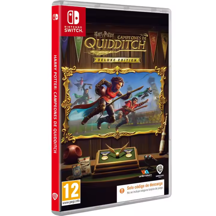Harry Potter Campeones de Quidditch Deluxe Edition (Codigo en Caja) - Switch - Nuevo Precintado - PAL España - Plaion - 1