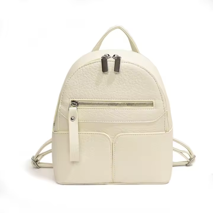 Nueva mochila informal de cuero suave para mujer, moderna y de alta gama, con gran capacidad para desplazamientos diarios. - 1