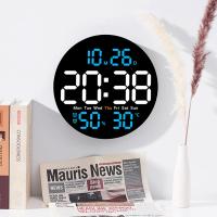 Reloj De Pared Digital Grande Con Función De Contador Regresivo Decoración Para Hogar Dormitorio Sala De Estar Oficina Moderno Estilo LED Con Luz Trasera - details 7