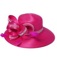 Sombrero Derby Elegante De Navidad Para Mujer Con Plumas Y Diamantes Anversa De Fiesta Casaca De Busto Broche Anversa De Busto - details 7