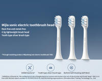 Cabeza De Cepillo De Dientes Eléctrico Sonic Xiaomi Mijia T301/T302 Juego De 3 Piezas Cabezas Suaves Para Cepillo Sonic T301 Accesorios Para Dientes - details 1