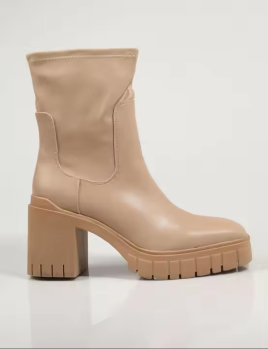 OFERTA !! Botín Corina mujer plataforma polipiel crudo - 1