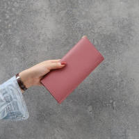Cartera Larga De Mujer 2025 Moda En Cuero PU Suave Negro Luz Gris Rojo Con Cierre De Cremallera Sección Longitud Clutch Bolsa Moneda - details 17
