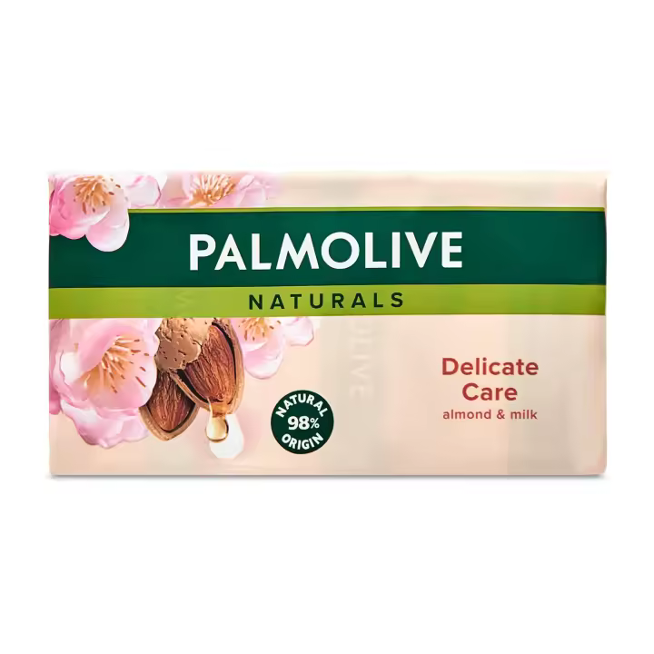 Jabón Delicado Palmolive Naturals con Leche de Almendras - Paquete de 6 Barras de 90g , palmolive - 1