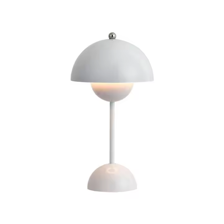 Lámpara de Mesa, lámpara de Mesa Bud, Luz decorativa de Ambiente, lámpara Bud, lámpara de noche en Forma De Seta (recargable) 2000 mAh - 1