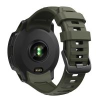 Correa De Reloj Táctico De Silicona 26mm Para Garmin Instinct 2X Solar Sin Gaps Accesorios De Reemplazo Para Muñeca - details 10