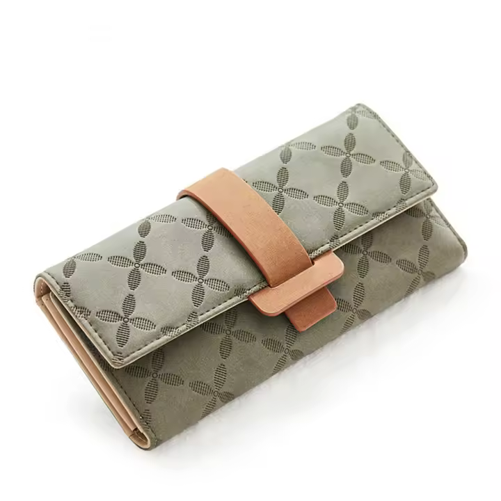 Cartera Premium Elegante Cartera de Mujer grande con compartimento Para Monederos - 1