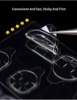 LULAA 10 Hojas De Pegamento Para Uñas Doble Cara Adhesivo Reutilizable Para Uñas Postizas Accesorios De Manicura Herramientas De Uñas - details 1