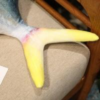 Juguete De Peluche 3D Simulación Peces Mero Salmón Saury Cordero Cojín Creativo Para Sofá Regalo Para Niños Animal De Peluche Tipo Muñeco Relleno De Algodón PP - details 24