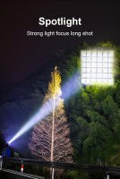 Linterna Táctica LED De Alta Potencia Con Sensor IR Recargable USB Largo Alcancelampara Frontal Para Pesca Camping Tres Modos De Iluminación - details 10