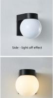 Lámpara De Pared Moderna Y Creativa En Forma De Bola Para Sala De Estar Pasillo Dormitorio Iluminación LED Montada En La Pared - details 4