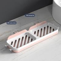 Soporte Para Jabón Doble Rejilla Adherente Al Muro De 4 Colores Organizador De Drenaje Para Baño Y Cocina Resistente Al Deslizamiento - details 6