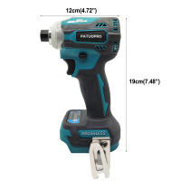Kit De Destornillador Inalámbrico De Impacto Con 4 Velocidades Y 3 Luces LED Para Batería Makita 18v (Sin Batería) Herramienta Eléctrica Para DIY En El Hogar - details 1