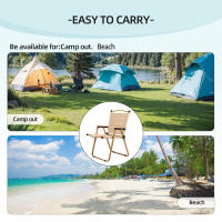 S7 STAR Silla Plegable Playa con Reposabrazos, Sillón Portátil Ligero al Aire Libre, Varios Tamaños Sillas Transpirable Resistente,  Sillas Respaldo reclinable para Jardín, Camping, Piscina, Terraza, Silla plegable multiposición - details 5