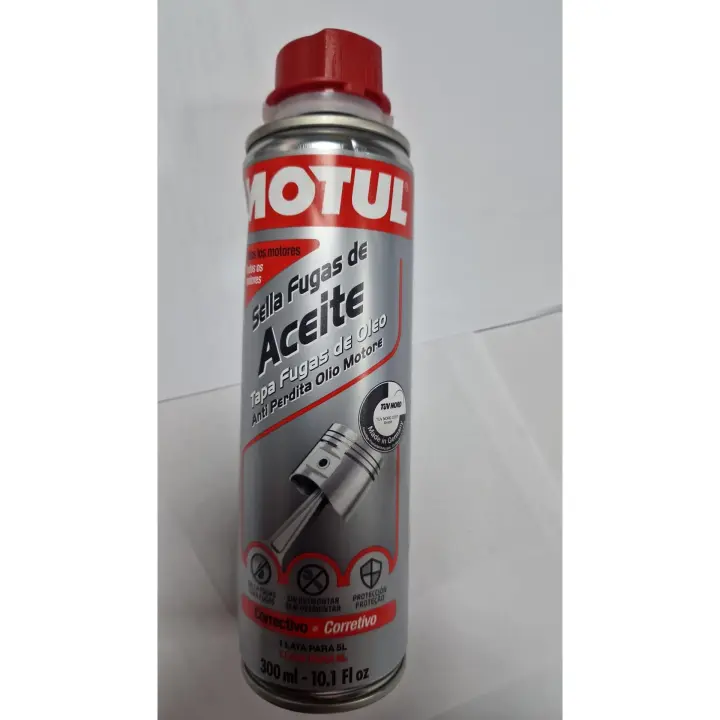 Tapa fugas de aceite Motul para motores diesel y gasolina, 300 ml - 1