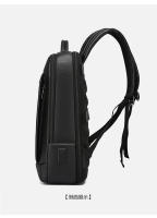 Mochila de cuero genuino para hombre, mochila de negocios para computadora, mochila de viaje de ocio de gran capacidad para estudiantes universitarios, estudiantes de secundaria y preparatoria. - details 29