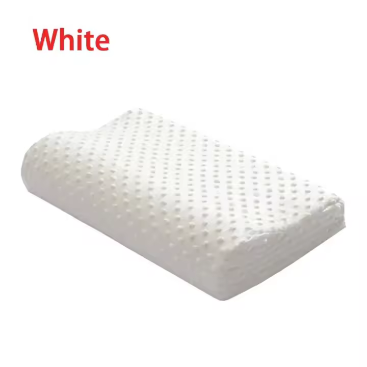 Almohada De Espuma De Memoria Espacial Para Adultos Y Estudiantes Almohada De Cuello De Alta Calidad Con Rebound Lento Fibra De Poliéster / Algodón Para Descanso Saludable Orthopaedic - 1