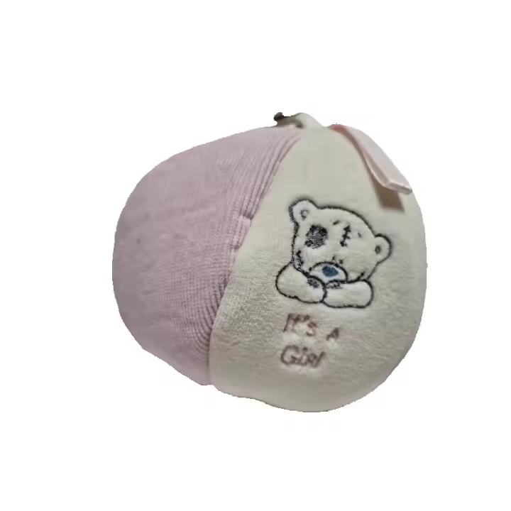 Bola de Peluche Suave para Bebé Juguete de Animal sin Sonido - 1