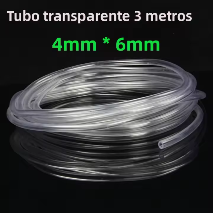 Sistema De CO2 Para Acuario Accesorios Resistente a Aceite Tubo Especial De Alta Presión Para Tanque De Peces PVC Diámetro Interior 4-6mm - 1