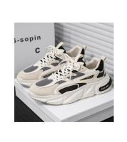 Zapatos Deportivos Casuales Para Hombre 2023 Tendencia Nueva Suela Gruesa Transpirables Malla Zapatillas Con Cordones - details 17