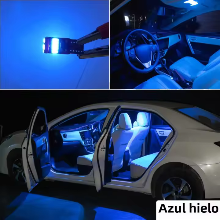 Kit De Luces LED Para Interior De Coche MDNG 15Pcs Canbus Para Honda Odyssey 2005-2010 Luz De Domo Mapa Maletero Lámpara De Placa De Matrícula Blanco Azul ICE - 1