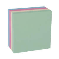 CUBO NOTAS ADHESIVAS APLI COLORES PASTEL 75x75mm 400 HOJAS - details 1