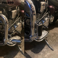 Montura De Pies Para Motocicleta 1 1/2" 1 1/4" Cromo Guardia Del Motor Barra De Choque Universal Para Harley Indian - details 9