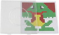 Hama Beads 4pcs 2.6mm Pegboard Cuadrado Transparente Multicolor Pueden Usarse Individualmente O Como Superficie Unida Tamaño 14.5x14.5 Para Juegos Educativos Y Creación De Manualidades - details 2