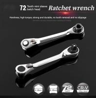Llave De Fijación Y Destornillador De Doble Uso 2-en-1 Herramienta Manual De Tamaño Pequeño Para Entornos De Trabajo Estrechos Acero De Vanadio-cromo - details 0