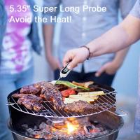 Termómetro Digital De Lectura Inmediata Para Carne 1Pc Termómetro De Cocina Para Alimentos Azúcar Aceite Freído BBQ Asador Ahumador - details 4