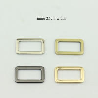 10Pcs Correa De Bolsa 1 Pulgada Con Hebilla Ajustable Y Anillo Tri-Glider Metálico Para DIY Accesorios De Ropa Y Bolsos - details 6