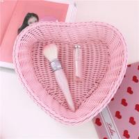 Cesta De Corazón En Forma De Amor Para Decoración Y Almacenamiento De Hogar Color Sólido Caja De Fotos Tamaño Grande Con Asa Estilo Nórdico - details 2