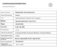 Logger De Temperatura TempU05 Mini Termómetro Grabador De Temperatura USB Para Almacén Y Almacenamiento Reporte PDF 60-90 Días - details 13